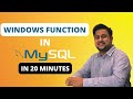 Window Functions in MySQL | How to write SQL Query using ROW_NUMBER, RANK, DENSE RANK, FIRST_VALUE