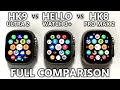 HK9 Ultra 2 vs Hello Watch 3 Plus vs HK8 Pro Max 2 FULL COMPARISON! Best Apple Watch Ultra 2 Copies!