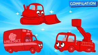 Morphle Vehicle Adventures for Kids! (Ambulance, Firetruck, Dumptruck, Bulldozer)