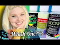 Art Product Review/ Comparison - Glow in the Dark Acrylic Paint