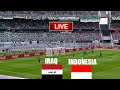 🔴 Iraq vs Indonesia LIVE 🔴 U23 AFC Asian Cup 2024 Match for 3rd place ⚽ Simulation Gameplay PES 2021