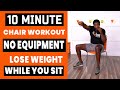 10 Minute Chair Workout For Weight Loss | NO EQUIPMENT