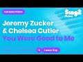Jeremy Zucker, Chelsea Cutler - you were good to me (Lower Key) Piano Karaoke