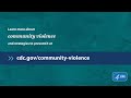 Community Violence Prevention AD