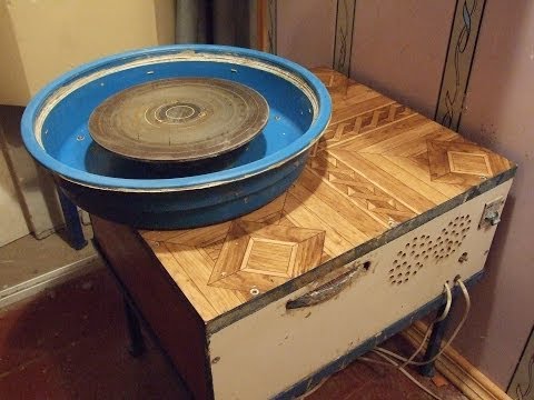 Как самому сделать гончарный круг видео