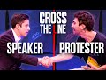 Trans-Ally Rally: Speaker Debates Protestor | Cross The Picket Line