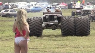 Bog Monsters and Girls Tractor, ATV, Truck, Loader and Harvester