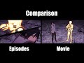 Naruto and Sasuke VS Momoshiki and Kinshiki - The Boruto (Episodes VS Movie) Comparison Side by Side