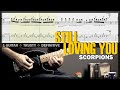 Still Loving You | Guitar Cover Tab | Solo Lesson | Standard Tuning | B. Track w/ Vocals 🎸 SCORPIONS