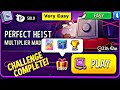 mixy meow multiplier madness solo challenge | match masters | perfect heist solo