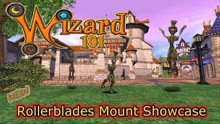 Wizard101 Rollerblades Mount Showcase NEW Crowns Mount - Free Contest / Giveaway?
