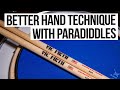 2 GREAT PARADIDDLE EXERCISES THAT WILL IMPROVE YOUR HANDS - Better Hand Technique with Paradiddles