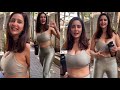 oye hoye hoye 🔥 Chahatt Khanna hot actress flauunts her huge boombasstic figure outside gym