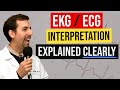 ECG Interpretation Made Easy - How to Read a 12 Lead EKG Systematically!