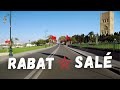 Morocco Road Trip: Exploring Rabat and Sale by Car  🇲🇦  جولة في شوارع الرباط و سلا بالمغرب