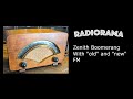 Zenith Boomerang with Old and New FM