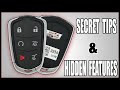 Secret Key Fob Features On A Cadillac Plus How To Start With A Dead Key Fob Battery.