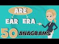 ANAGRAMS | 50 anagram words for kids | anagrams in English | Kids Grade
