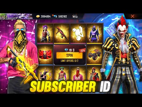 Buying 11000 Diamonds Rare Bundles & Emotes From Lucky Event In Subscriber Account Garena Free Fire