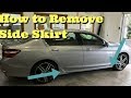 2016 2017 Honda Accord How to Remove / Take Off Factory Side Skirt Ground Effects Rocker Molding