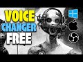 Voice Changer 100% FREE in OBS for Windows and MAC