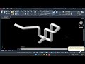 how to make a curved pipe in autocad