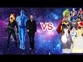 Ghost rider & Dr manhattan and lucifer vs marvel and dc fight