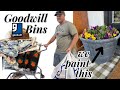 Goodwill bins Trufyinh for resell & Painting Pots for our Spring Porch