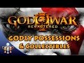 God of War 3 Remastered - All Godly Possessions, Gorgon Eyes, Phoenix Feathers & Minotaur Horns