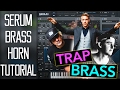 (Perfect) Trap Brass / Horn Lead in Serum Tutorial (FREE PRESET)