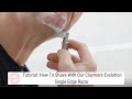 Tutorial: How To Shave With Our Claymore Evolution Single Edge Razor
