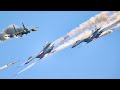 US Pilot's Crazy Action, Best US F-22 Fighter Jet Conducts Air Battle with Russian SU-57