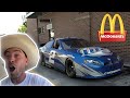 Driving an illegal NASCAR to McDONALDS's!!