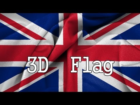 Как создать 3d флаг