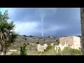 Birth and death of a tornado in Malta