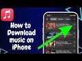 How to download music on iPhone.