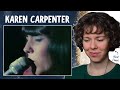 Vocal Coach reacts to Karen Carpenter singing Superstar