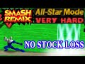 Smash Remix - All Star Mode Gameplay with Dragon King (VERY HARD) No Stock Loss