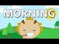 What Do You Do In The Morning? | Morning and Afternoon | Wormhole English - Songs For Kids