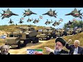 Israeli Military Tanks Supply Convoy Destroyed By Irani Fighter Jets & War Helicopters - GTA 5