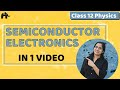 Semiconductor Electronics Class 12 Physics | NCERT Chapter 14 | CBSE JEE NEET | One Shot