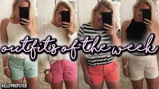 PREPPY OUTFITS OF THE WEEK (Late August 2017, OOTW #12) 5 OUTFIT IDEAS || Kellyprepster