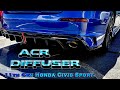 Rear Diffuser Install on my 11th Gen 2022 Honda Civic Sport