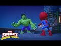 🤝 A Helping Hulk | Marvel's Spidey and His Amazing Friends | Disney Kids