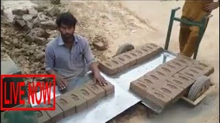 Brick Making Machine With Tractor Used In Pakistan Old Machine #SON