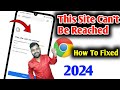 How to fix this site can't be reached Error on Google chrome | this site can’t be reached | chrome