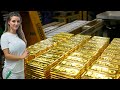 Inside Gold Factory: Making of 99% Pure Gold Bars – Manufacturing process & Production