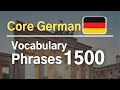 1500 Core German Vocabulary & Phrases 🇩🇪 [+PDF]