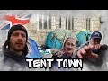 Threatened with Violence in 'Tent Town' the UK's Most Deprived Region