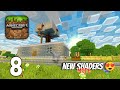 Trying New Shaders 😍 | Minecraft Pe Survival Walkthrough | Episode 8 | Android Gameplay 🌿